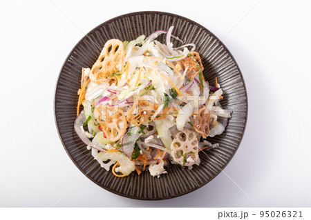 レンコンと香味野菜のサラダ レンコンと香味野菜のサラダ 95026321