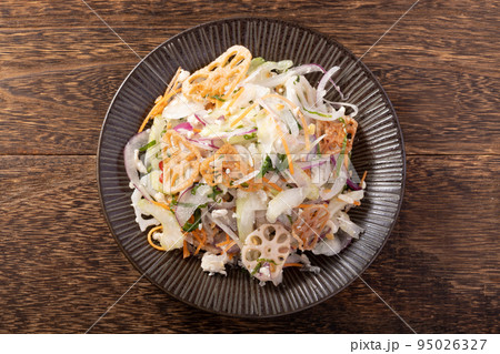 レンコンと香味野菜のサラダ 95026327