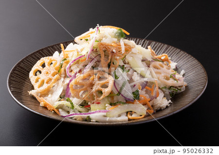 レンコンと香味野菜のサラダ 95026332
