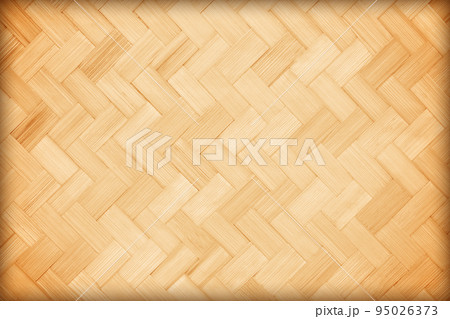 woven bamboo texture surface abstract background 95026373