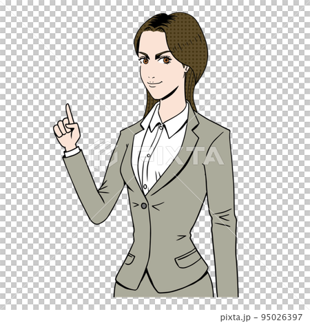 解釋美國漫畫風格的女商人 解釋美國漫畫風格的女商人 95026397