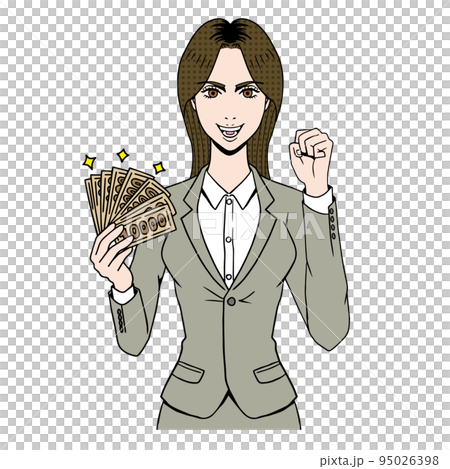 美國漫畫觸摸富有的女商人 美國漫畫觸摸富有的女商人 95026398