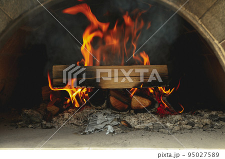 Grill place for cooking tasty food outdoor 95027589