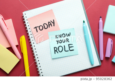 Concept of business roles and responsibilities, business concept Concept of business roles and responsibilities, business concept 95028362