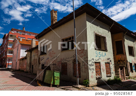 トルコ エディルネの旧市街の街並み トルコ エディルネの旧市街の街並み 95028567
