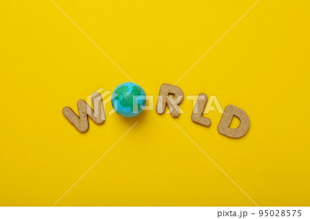 Concept or composition of World Population day Concept or composition of World Population day 95028575