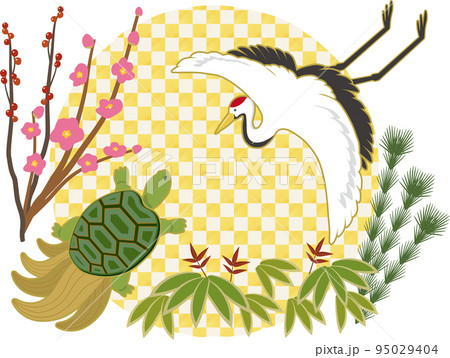 鶴と亀　松竹梅 95029404