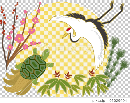 鶴と亀　松竹梅 95029404