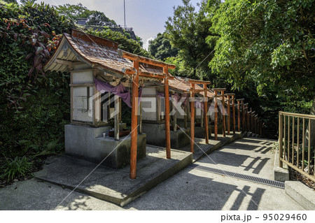 洲本城跡　八王子神社　参道　兵庫県洲本市 95029460