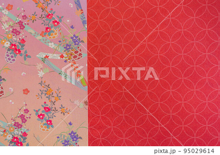 和柄の折り紙 95029614