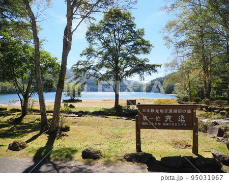丸沼　湖畔の風景 95031967