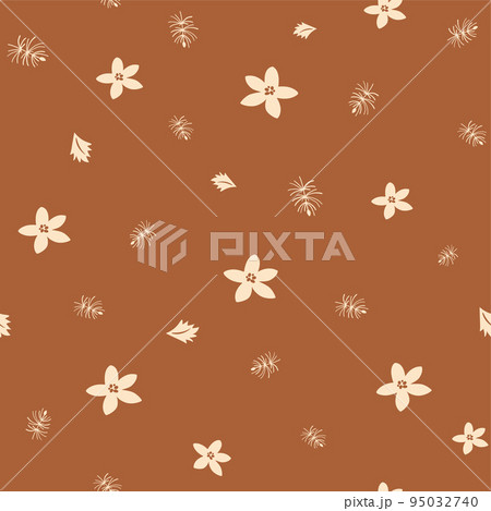 Boho floral Christmas pattern. Christmas flowers, poinsettia, fir branch seamless pattern. Scandinavian Christmas flower background. Nature illustration. Winter holiday wrapping paper, fabric, print. Boho floral Christmas pattern. Christmas flowers, poinsettia, fir branch seamless pattern. Scandinavian Christmas flower background. Nature illustration. Winter holiday wrapping paper, fabric, print. 95032740