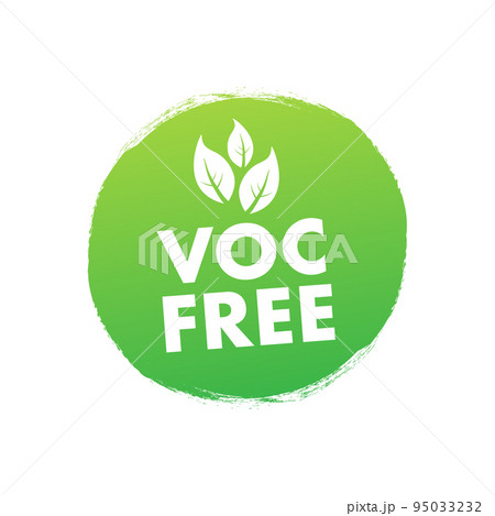 Voc free. Volatile organic compounds-free abstract. Vector stock illustration Voc free. Volatile organic compounds-free abstract. Vector stock illustration 95033232