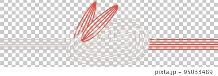 Mizuhiki with the motif of rabbits in the year of the rabbit Mizuhiki with the motif of rabbits in the year of the rabbit 95033489