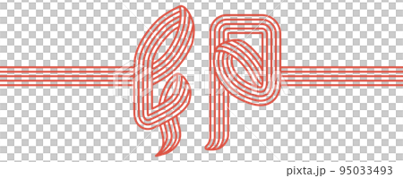 Mizuhiki with the motif of rabbits in the year of the rabbit Mizuhiki with the motif of rabbits in the year of the rabbit 95033493