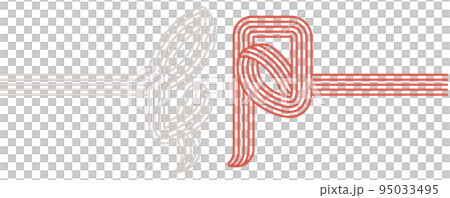 Mizuhiki with the motif of rabbits in the year of the rabbit Mizuhiki with the motif of rabbits in the year of the rabbit 95033495