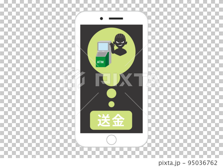 Remittance transfer fraud smartphone Remittance transfer fraud smartphone 95036762