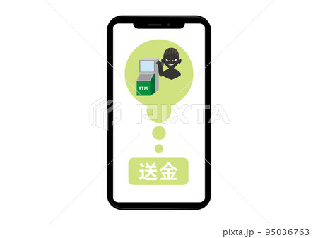 送金 振込詐欺 スマートフォン 95036763