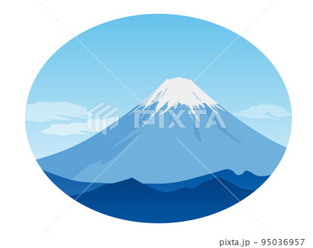 富士山ワンポイント 95036957