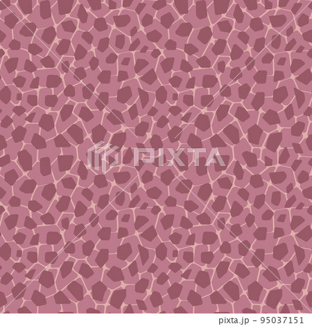 Abstract modern giraffe seamless pattern. Animals trendy background. Colorful decorative vector stock illustration for print, card, postcard, fabric, textile. Modern ornament of stylized skin 95037151