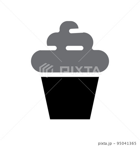 Illustration Vector Graphic of Cupcake icon 95041365