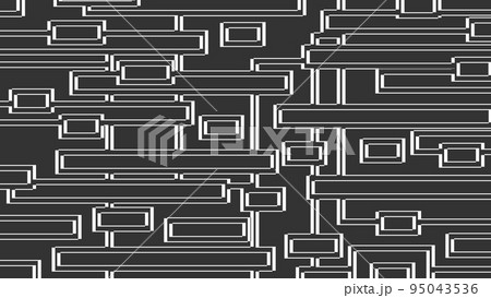 4k　背景素材　メタバース　バーチャル空間　モノクロ　黒　白　balck　white　仮想空間 95043536