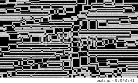 4k　背景素材　メタバース　バーチャル空間　モノクロ　黒　白　balck　white　仮想空間 95043541