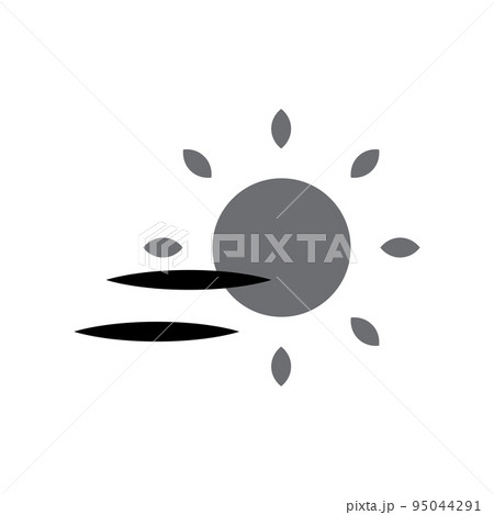 Illustration Vector Graphic of Fog Day iconのイラスト素材 [95044291] - PIXTA