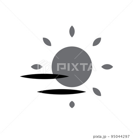 Illustration Vector Graphic of Fog Day iconのイラスト素材 [95044297] - PIXTA