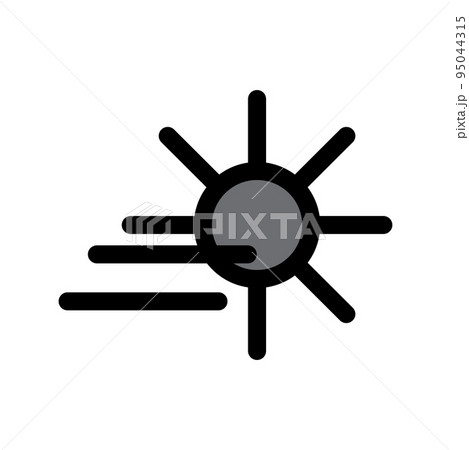 Illustration Vector Graphic of Fog Day iconのイラスト素材 [95044315] - PIXTA