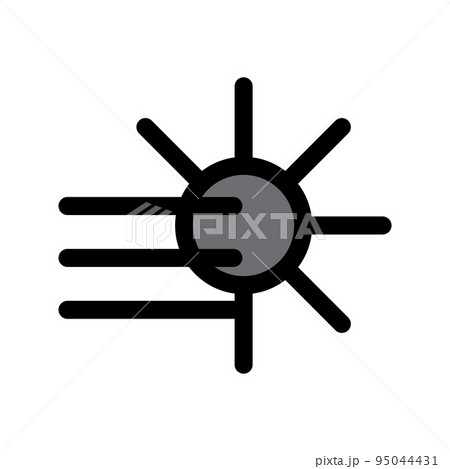 Illustration Vector Graphic of Fog Day icon 95044431