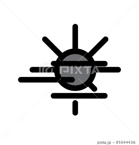 Illustration Vector Graphic of Fog Day iconのイラスト素材 [95044436] - PIXTA
