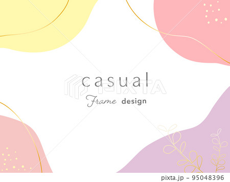 ゆるふわパステル背景素材 ゆるふわパステル背景素材 95048396