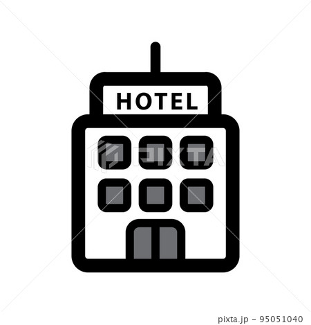 Illustration Vector graphic of Hotel icon 95051040