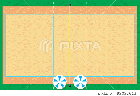 Beach volley vector Beach volley vector 95052613