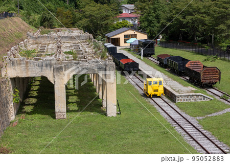 復元された太子駅跡　群馬県中之条町 95052883