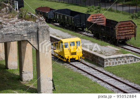 復元された太子駅跡　群馬県中之条町 95052884