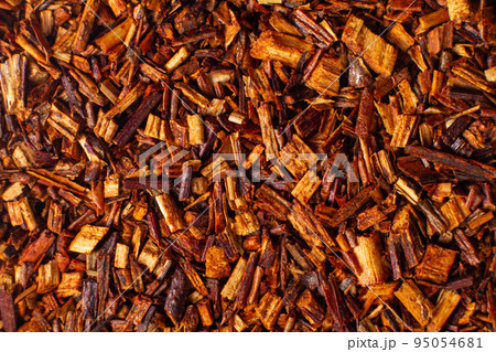 Macro photo of black leaf tea. Chinese tea, oolong, caffeine 95054681