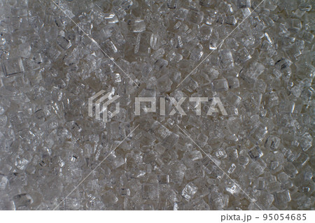 Macro photo of white cane refined sugar. Texture. Macro photo of white cane refined sugar. Texture. 95054685