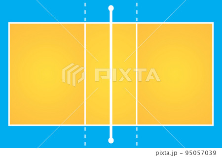 Volleyball court vector 95057039