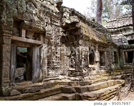 Architecture of ancient temple complex Angkor, Siem Reap Architecture of ancient temple complex Angkor, Siem Reap 95057697