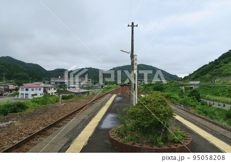夏の普代駅 岩手 夏の普代駅 岩手 95058208