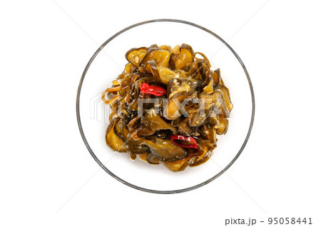 キュウリ薄切りの漬物 キュウリ薄切りの漬物 95058441