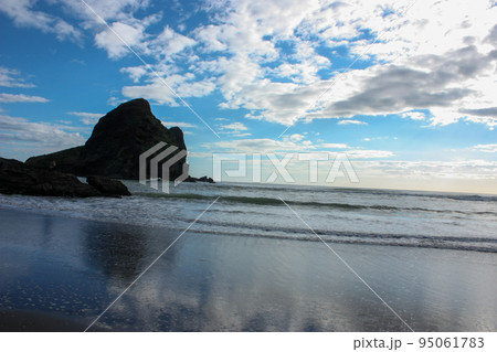 ニュージーランドの砂浜 95061783