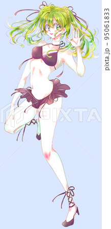 セクシーな衣装の女性　水着 95061833