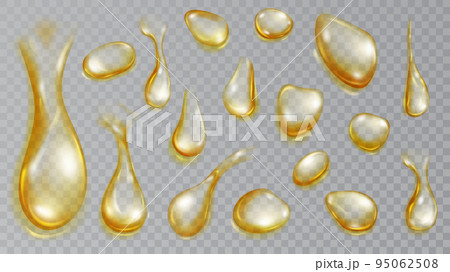 Translucent water drops 95062508