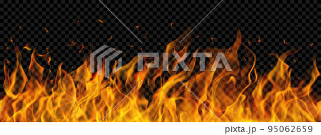 Background of fire flames 95062659