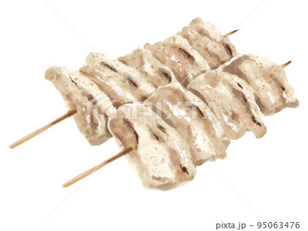 水彩の焼鳥_なんこつ01_1 95063476