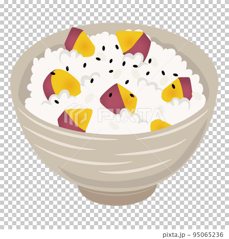 煮熟的米飯/紅薯飯 95065236