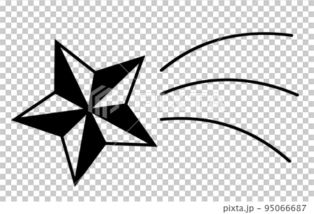 Illustration material shooting star Illustration material shooting star 95066687